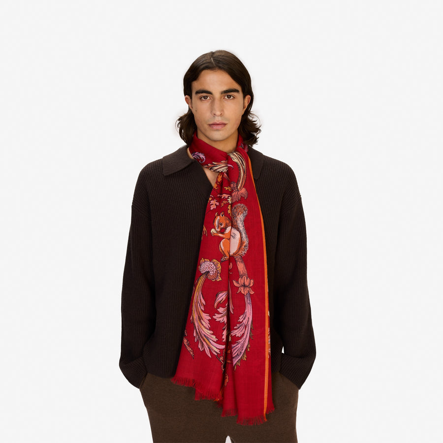 Scarf Et22roc06 Red