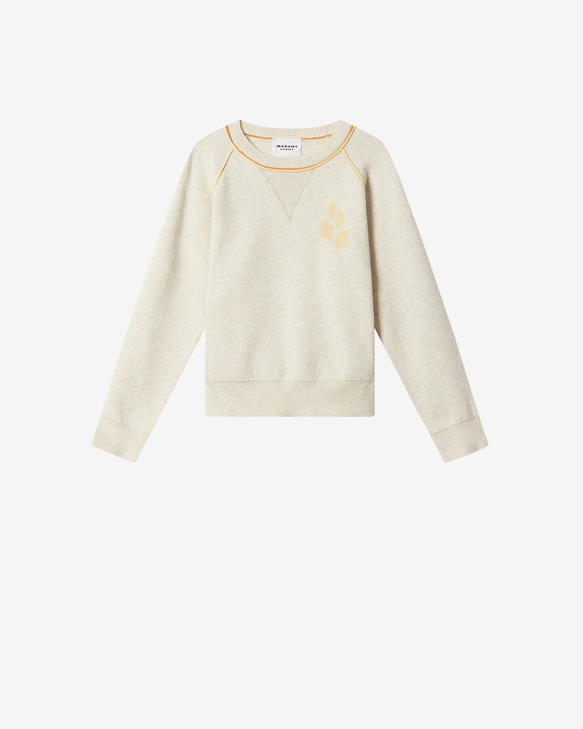 Pullover Loriby Light-Grey-Yellow