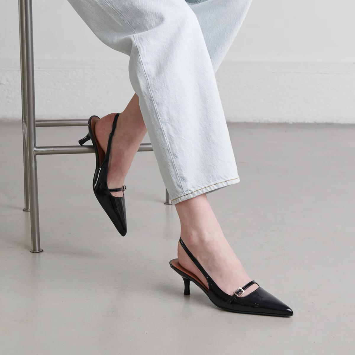 Escarpins Damoiselle Vernis Noir