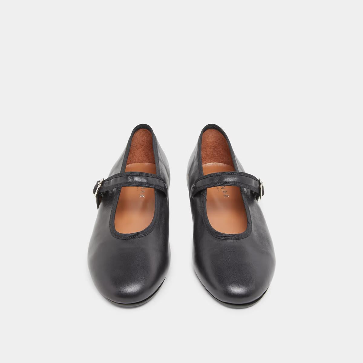 Ballerines Deesse Cuir Noir