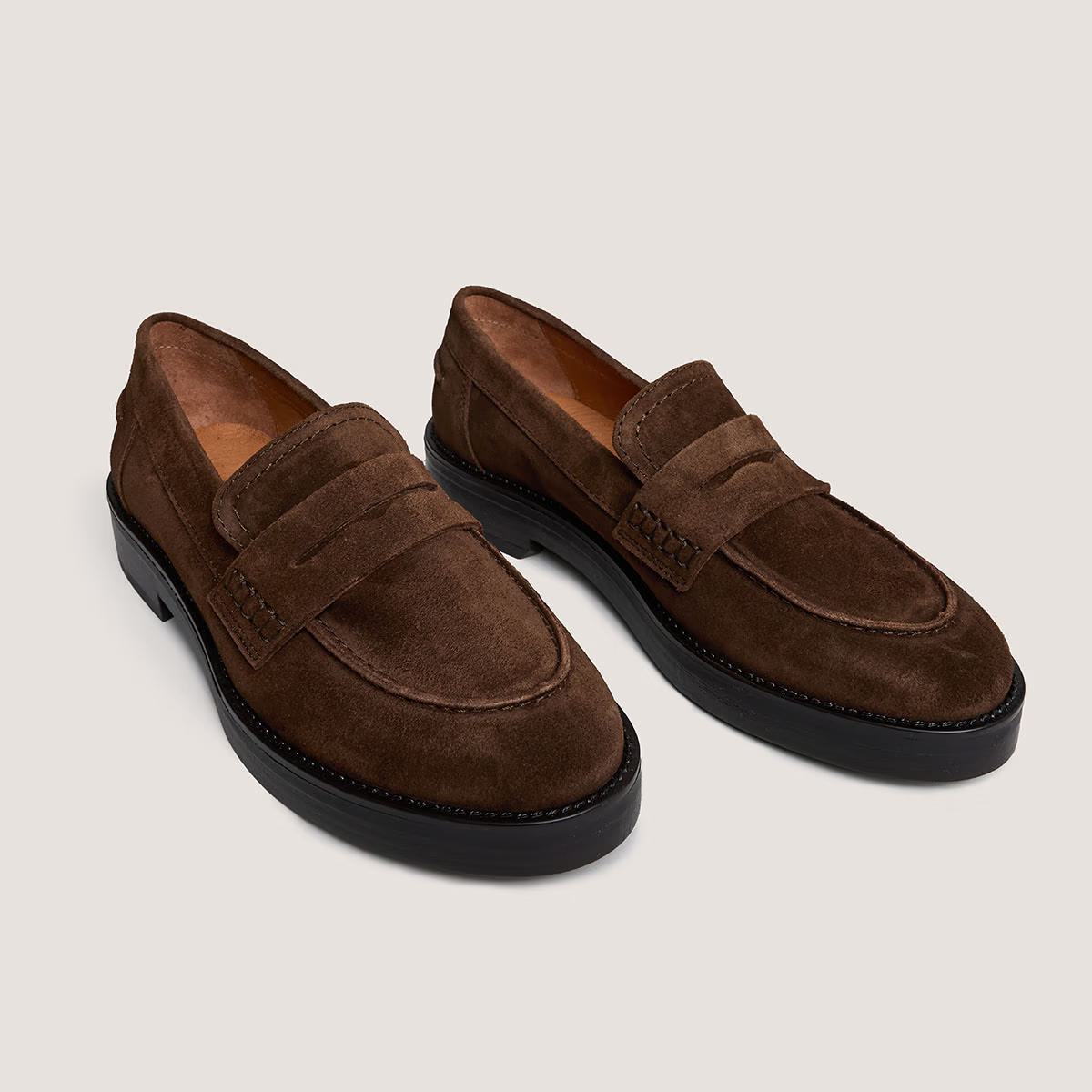 Mocassins Mirna Croute Marron