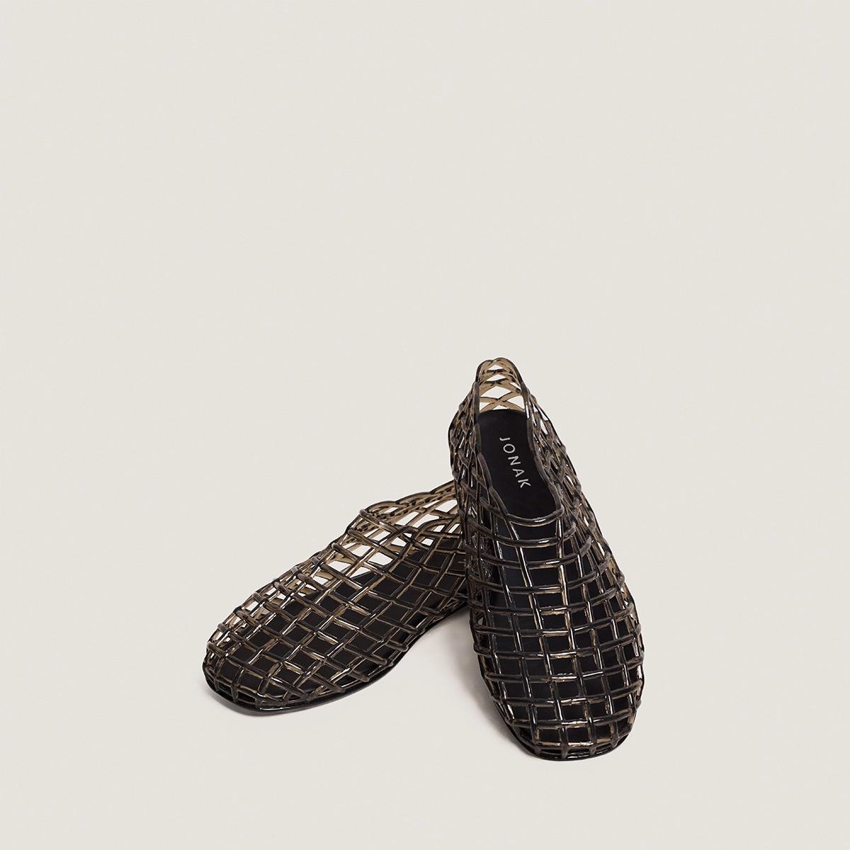 Women's Ballet Flats Ursula Luxe Classic Comfort Jelly - Gray Gris