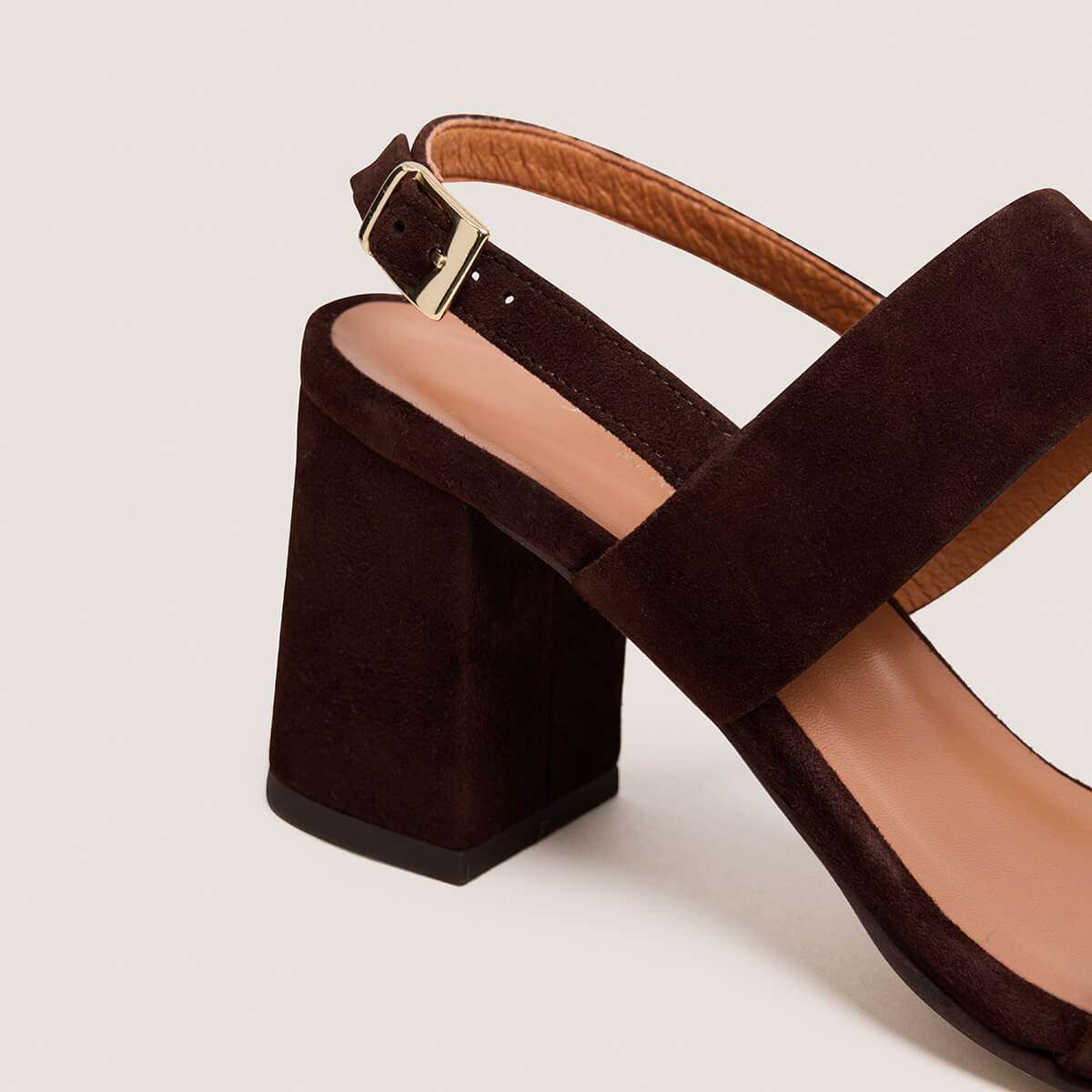 Sandales Vico Velours Marron