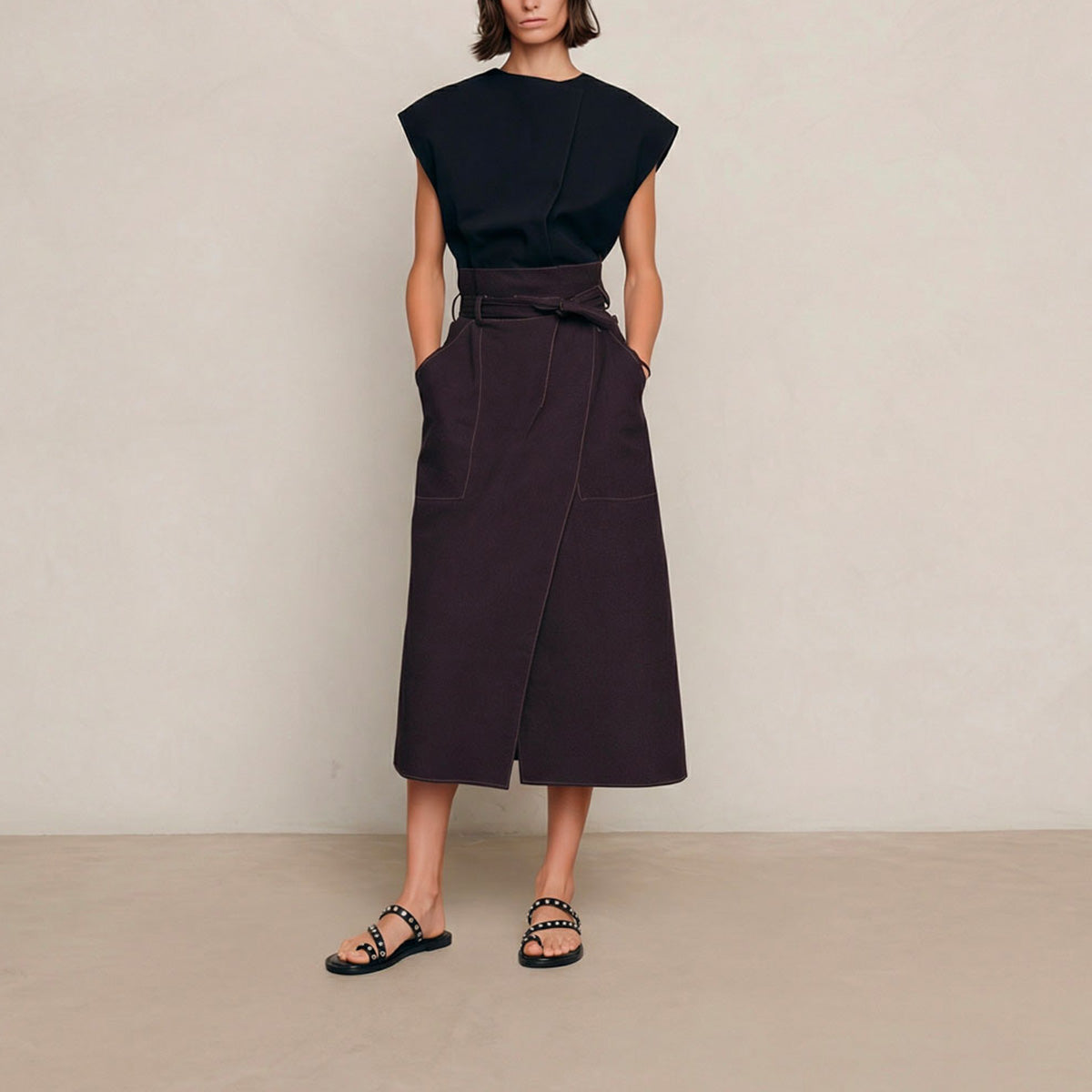 Plagettes Wicket Cuir Noir