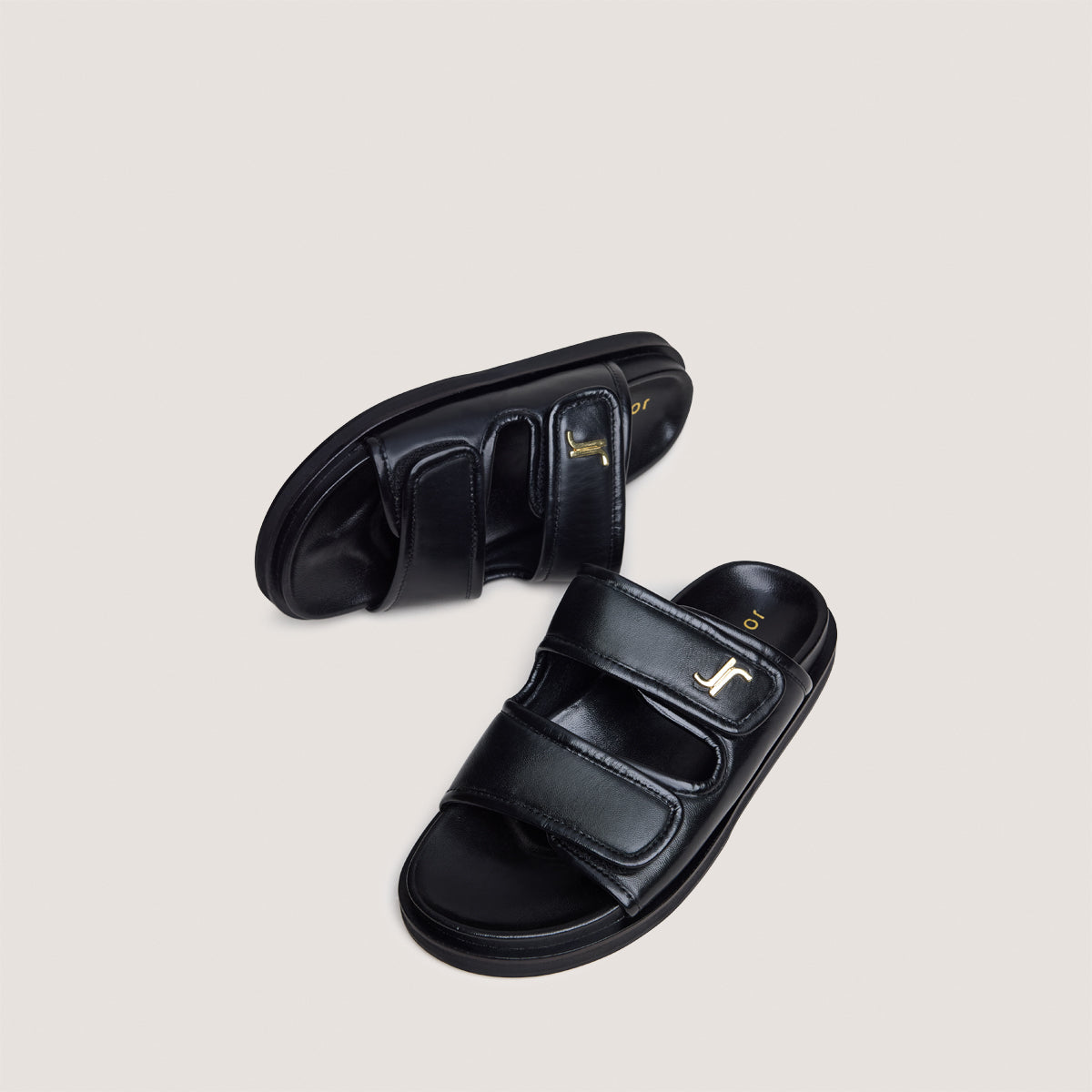 Mules Win Cuir Noir