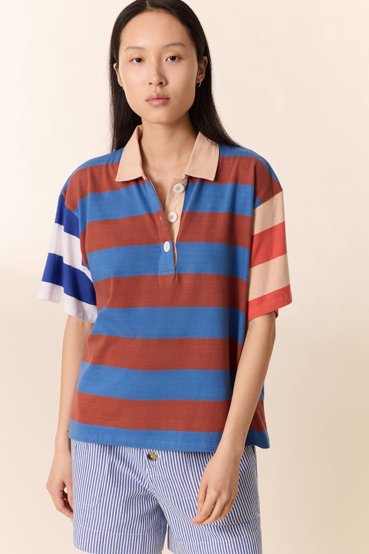 Tshirt Salty Ji01 Strp Multi