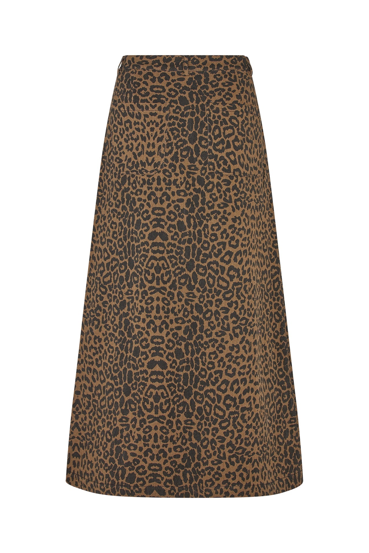 Skirt Lunall Maxi Skir Leopard-Print