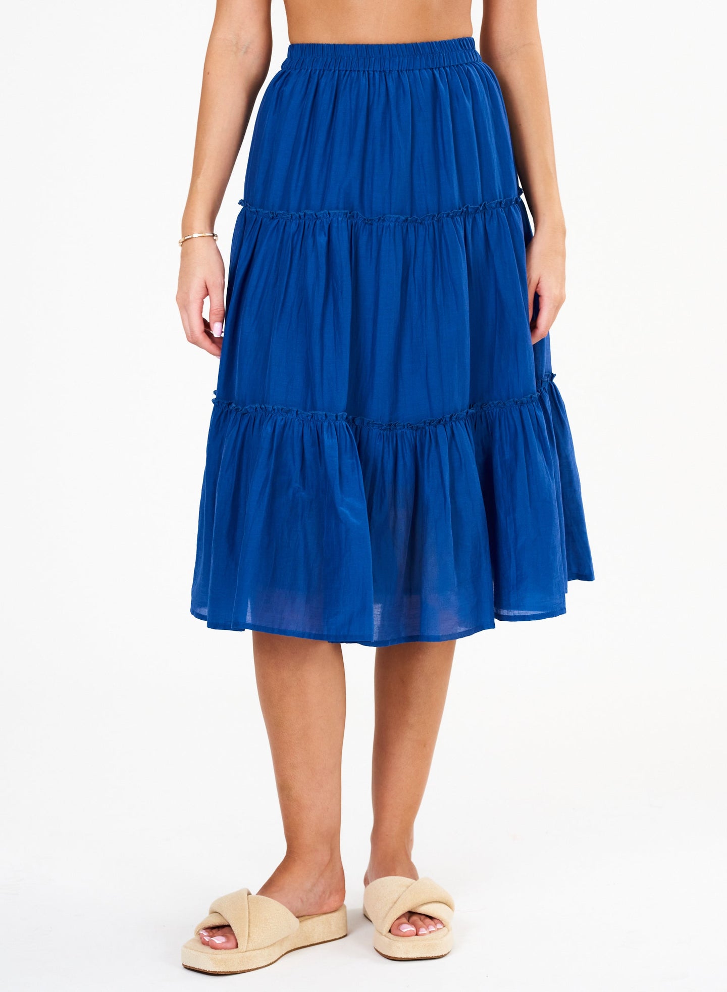 Skirt Della Midi Blue