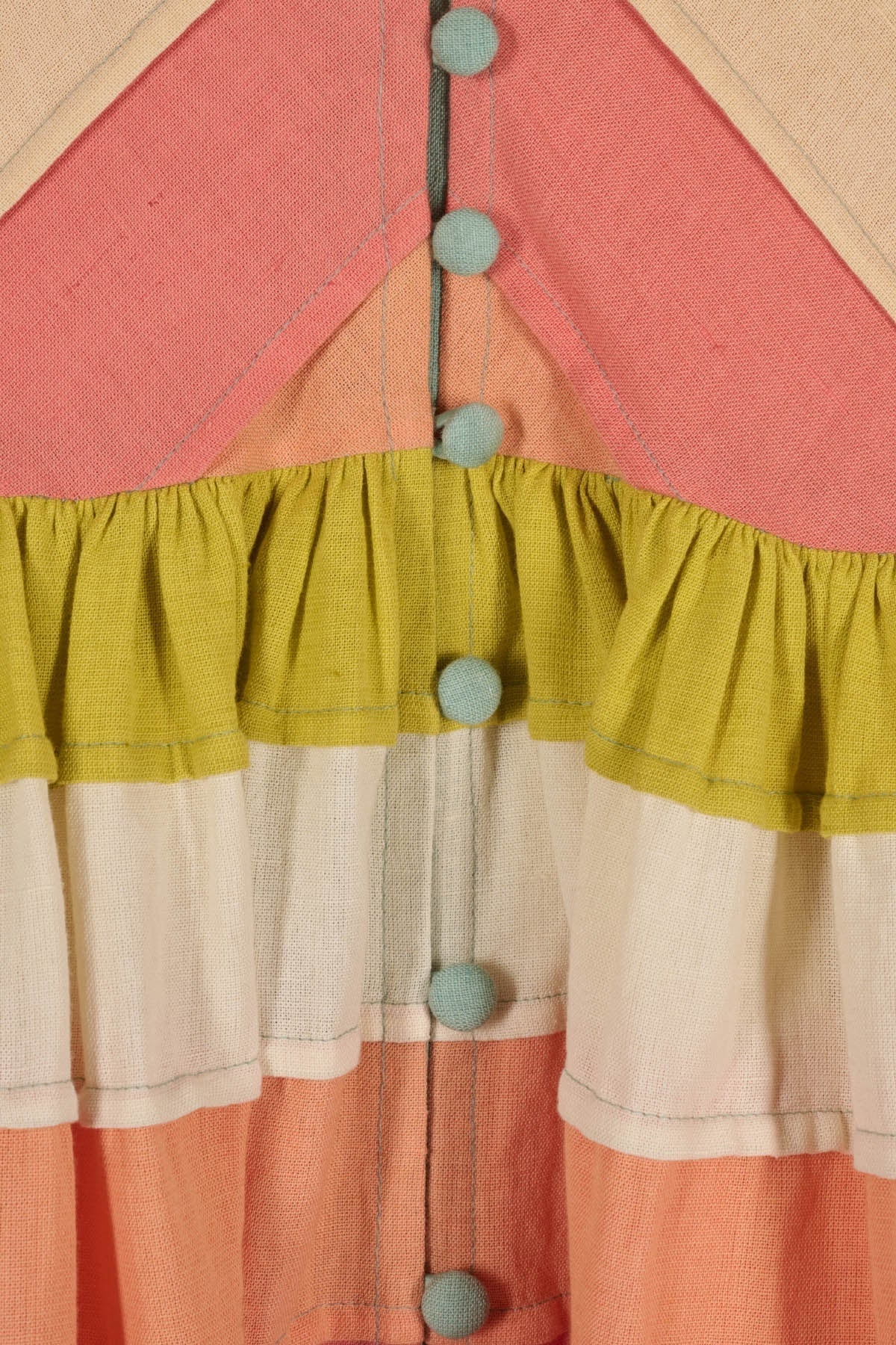 Dress Daisy Dress Mint-Coral