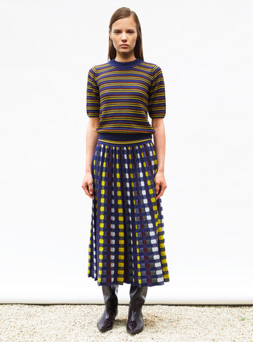 Skirt Delicate3 Indigo-Multi-2