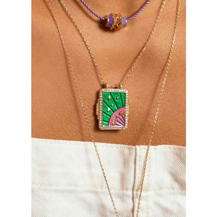 Necklace Co-358g Gold