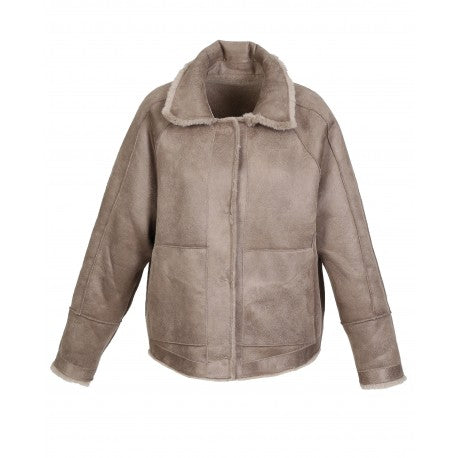 Coat Helen 0525-Taupe