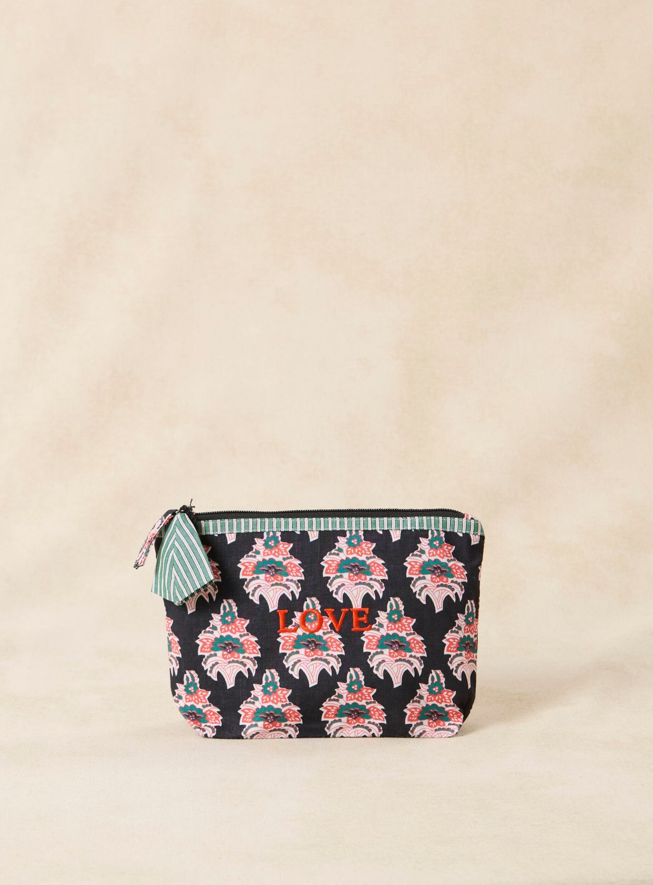 Women's Pouch Cosmetic Organizer Cotton - Natural Beige Indy