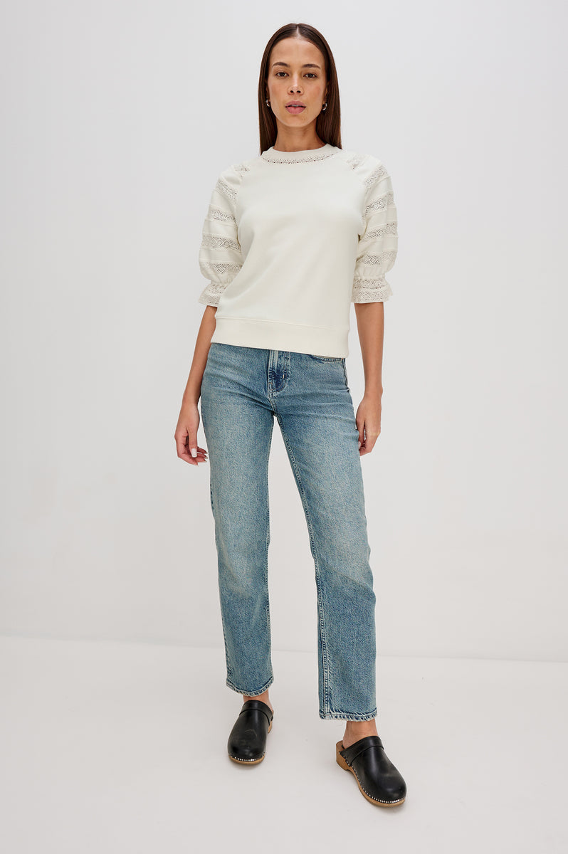 Sweatshirt Aggy 003 Ivory
