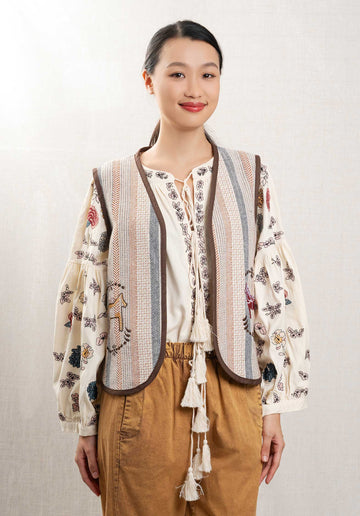 Gilet 5000122a Beige