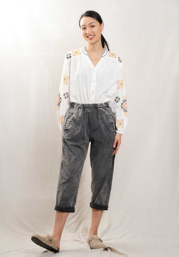 Pants P6276 Dark-Grey