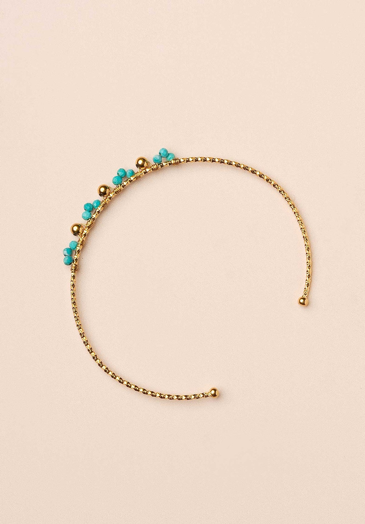 LES CLEIAS | Floryne Bangle - Light-Blue