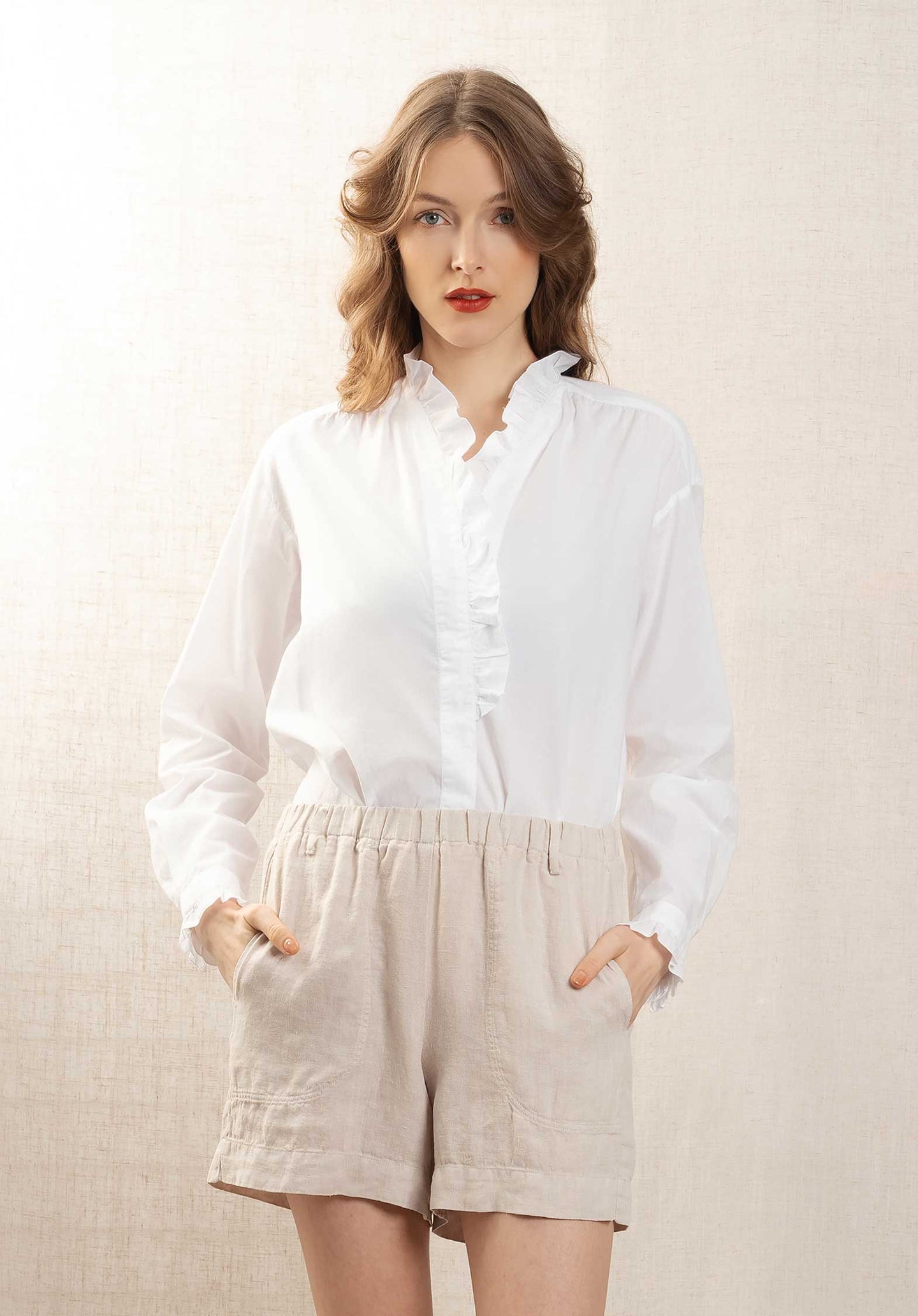 Blouse Carlotta Bdcd6 Carlotta Bdcd606 20-White