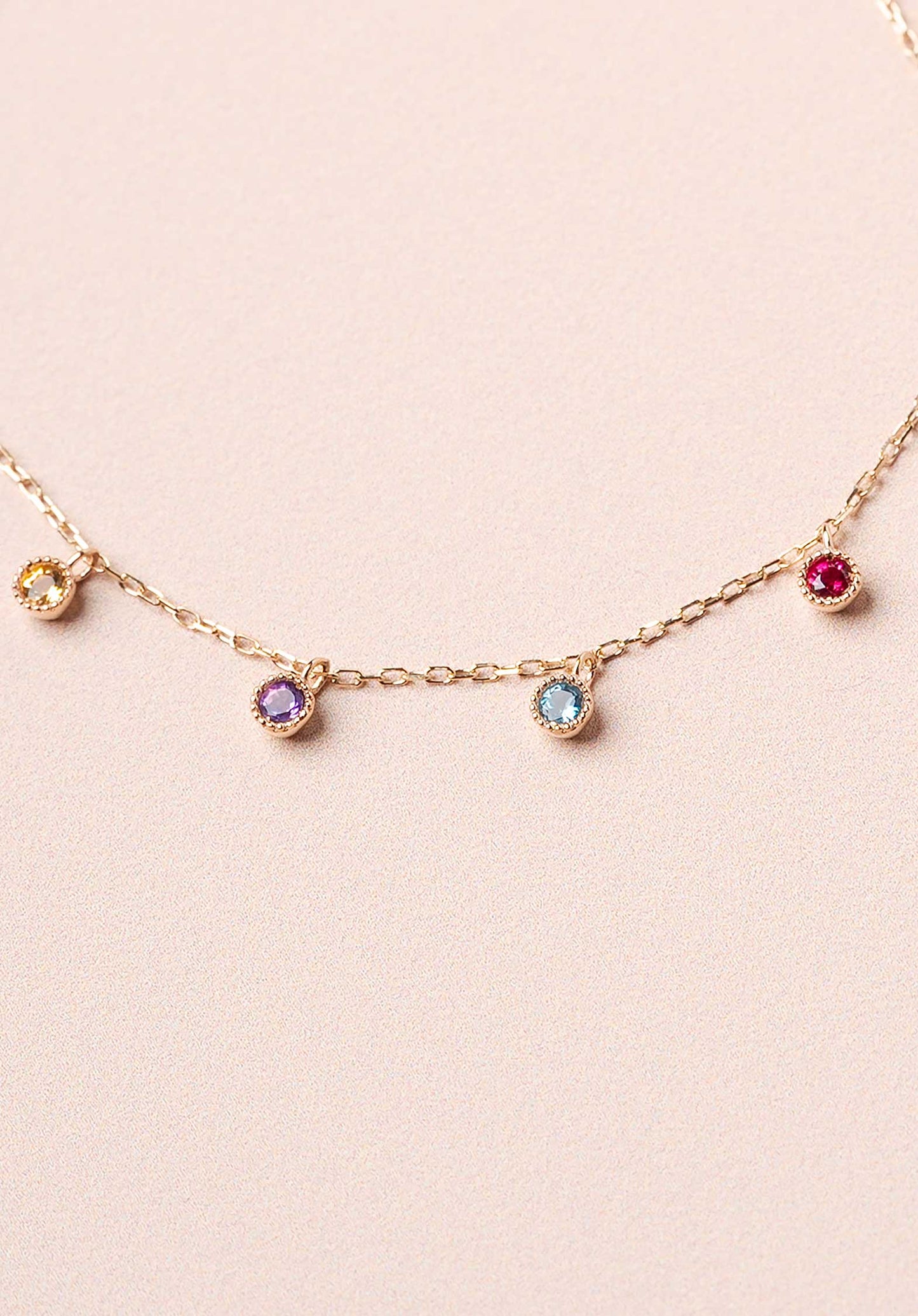 Bracelet Round Stone Brac Multi