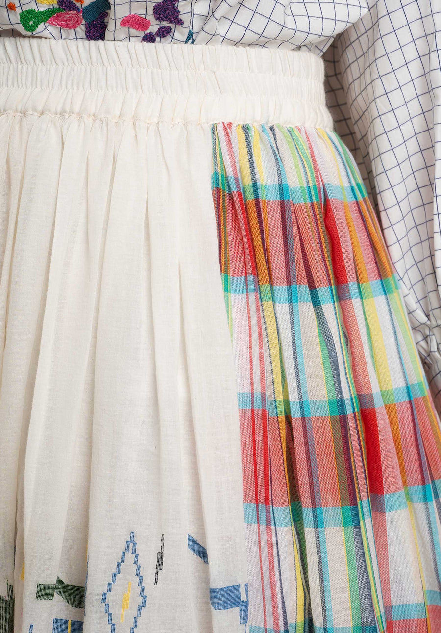 Skirt Aid050 Valentine Skirt Off-White