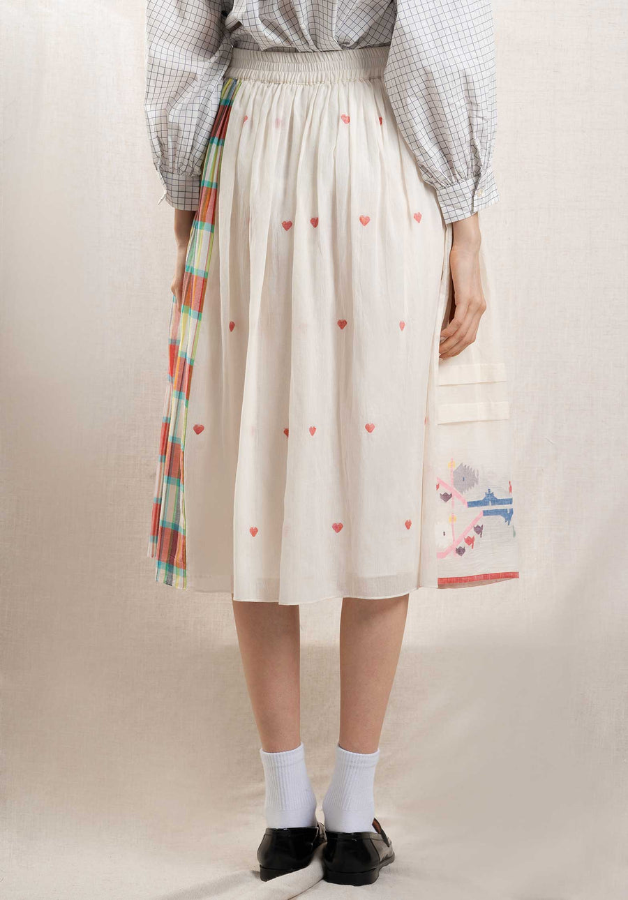 Skirt Aid050 Valentine Skirt Off-White