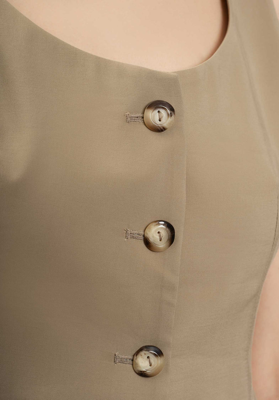 Gilet Atgi001 Bilbao Gilet Cammello