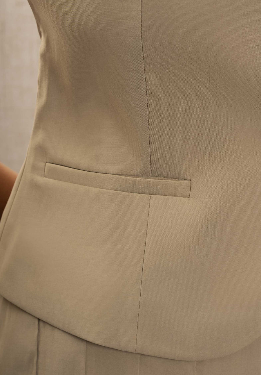 Gilet Atgi001 Bilbao Gilet Cammello