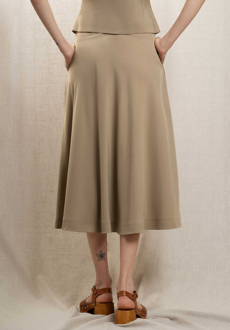 Skirt Atsk004 Elea Skirt Cammello