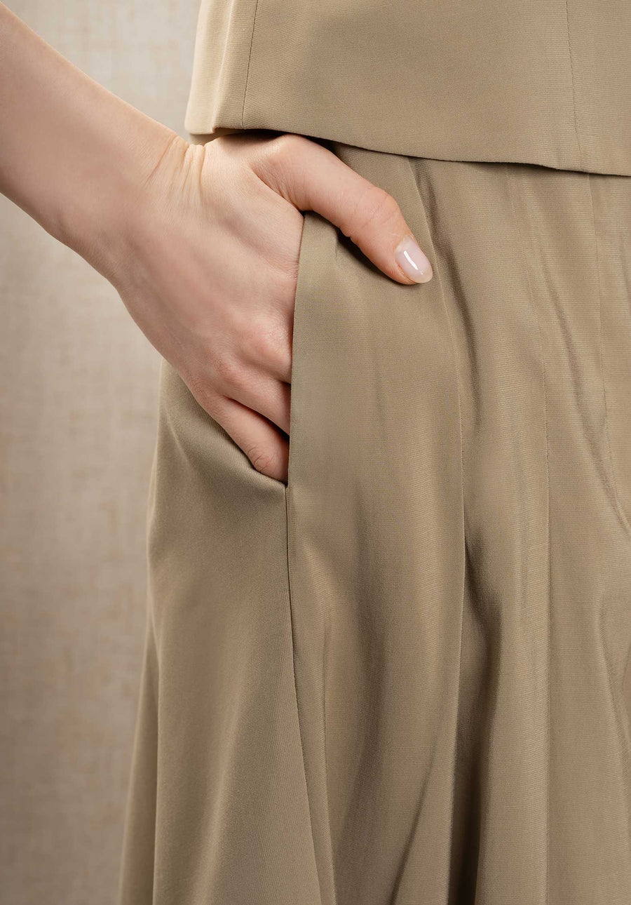 Skirt Atsk004 Elea Skirt Cammello