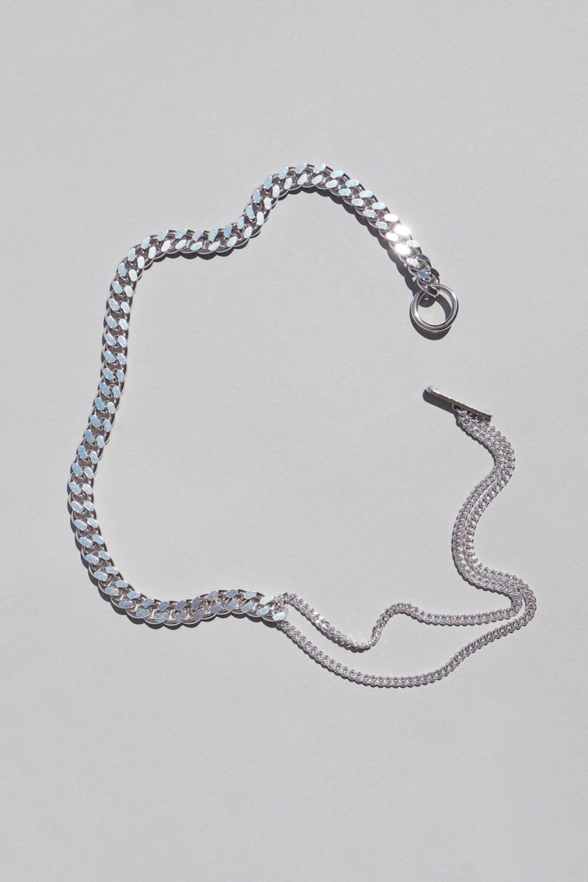Necklace Long Mixmatch Silver