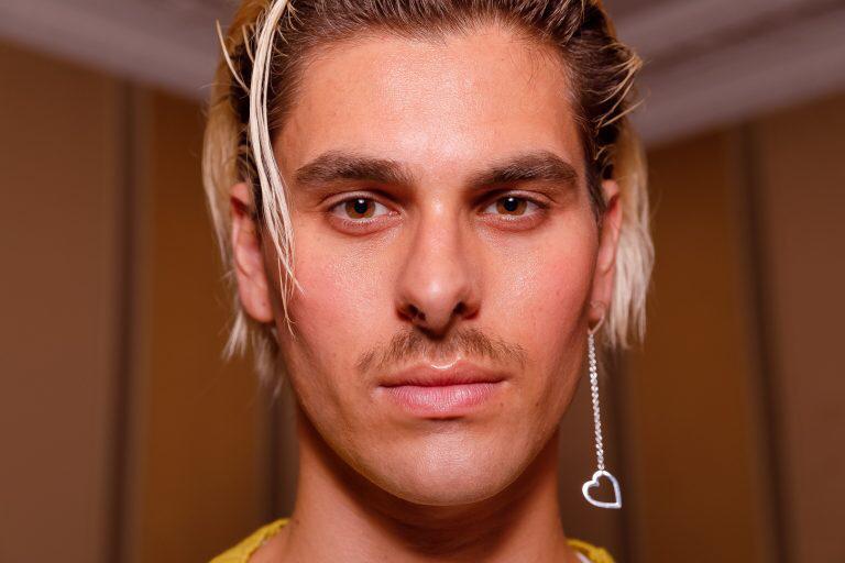 Earring Ls Long Hearts Silver