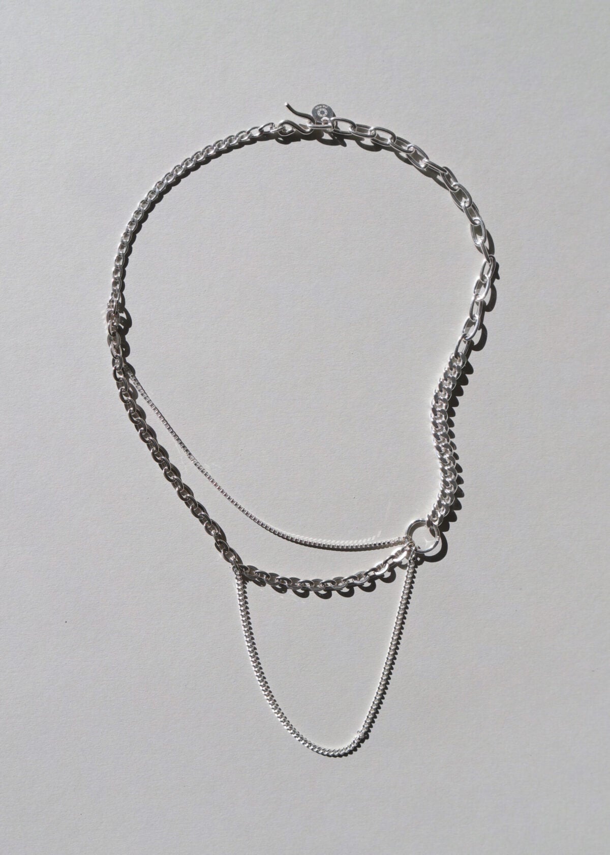 Necklace Short Mixmatch Silver
