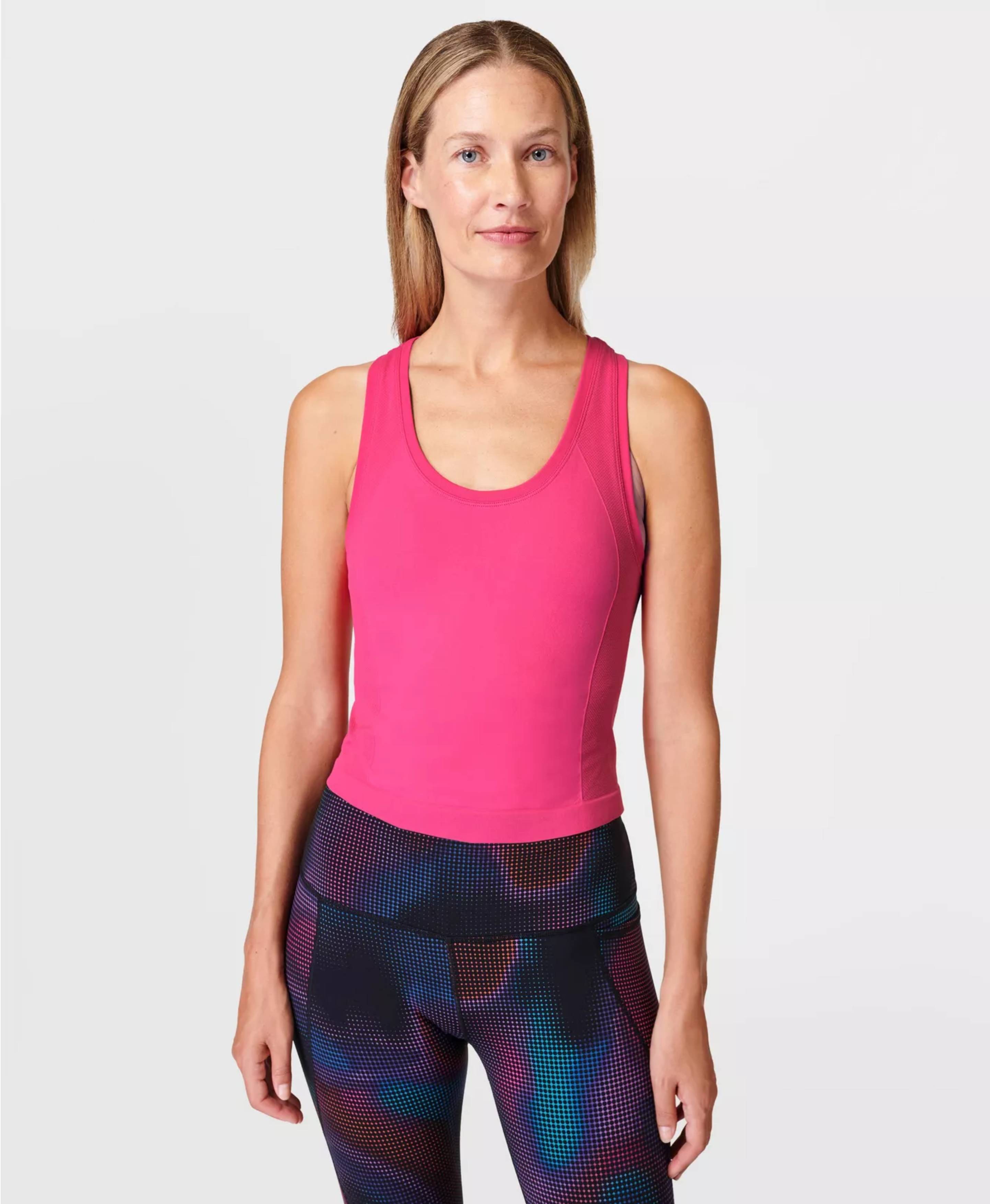 Athlete Crop Seamless Workout Sb6545c Punk-Pink – RUE MADAME