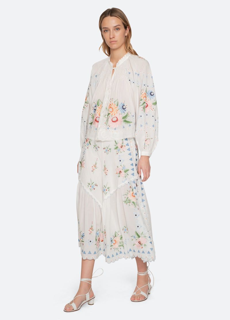 Blouse Ss26-099 Cream