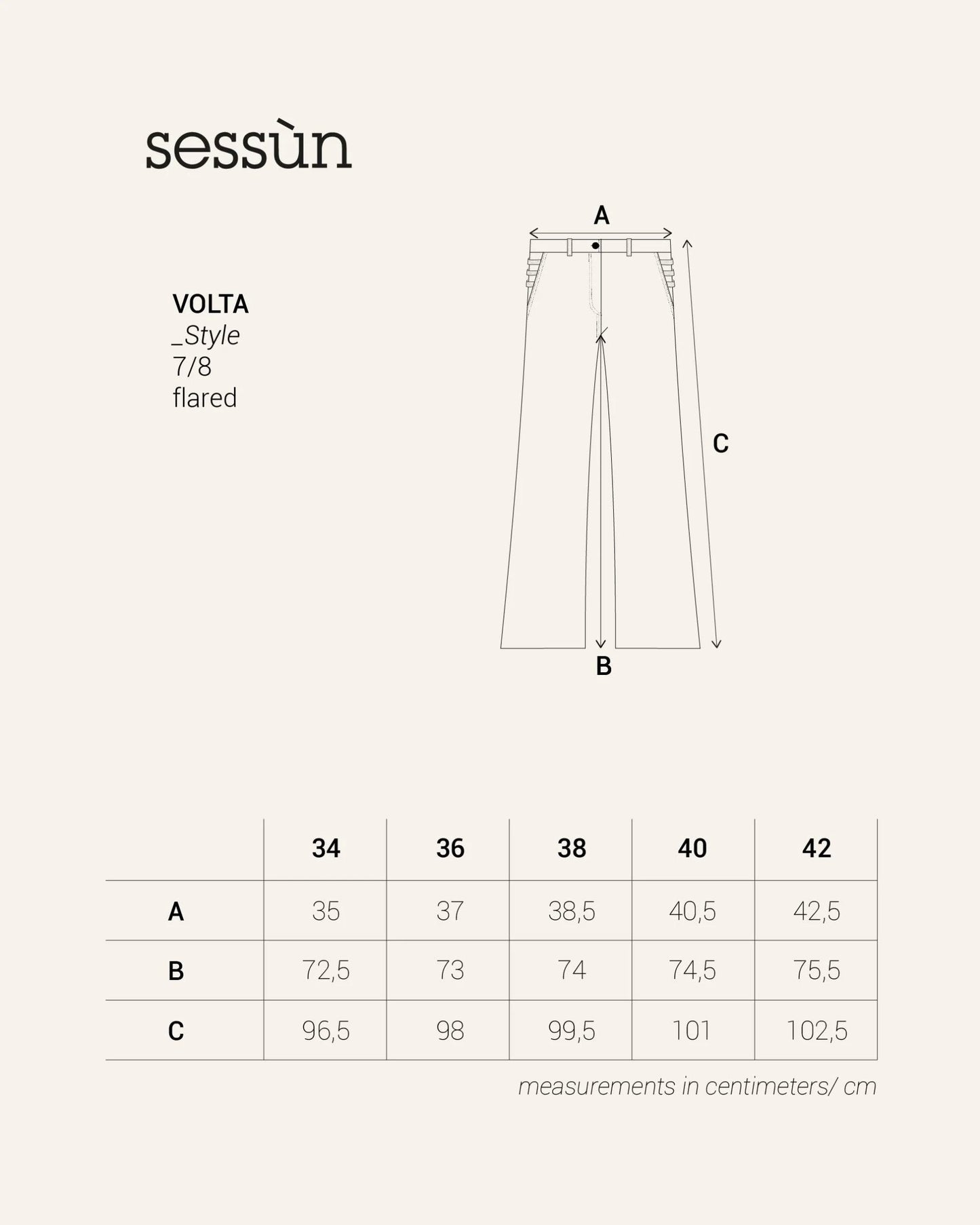 Pants Volta Optical-White