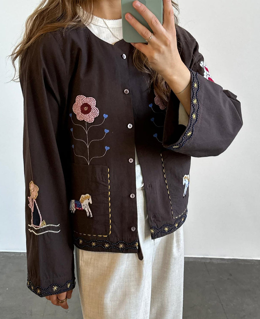 Blouse Se1691 Emmy Shirt Fudge