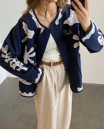 Jacket Se1611 Ena Jacket Navy-Blazer