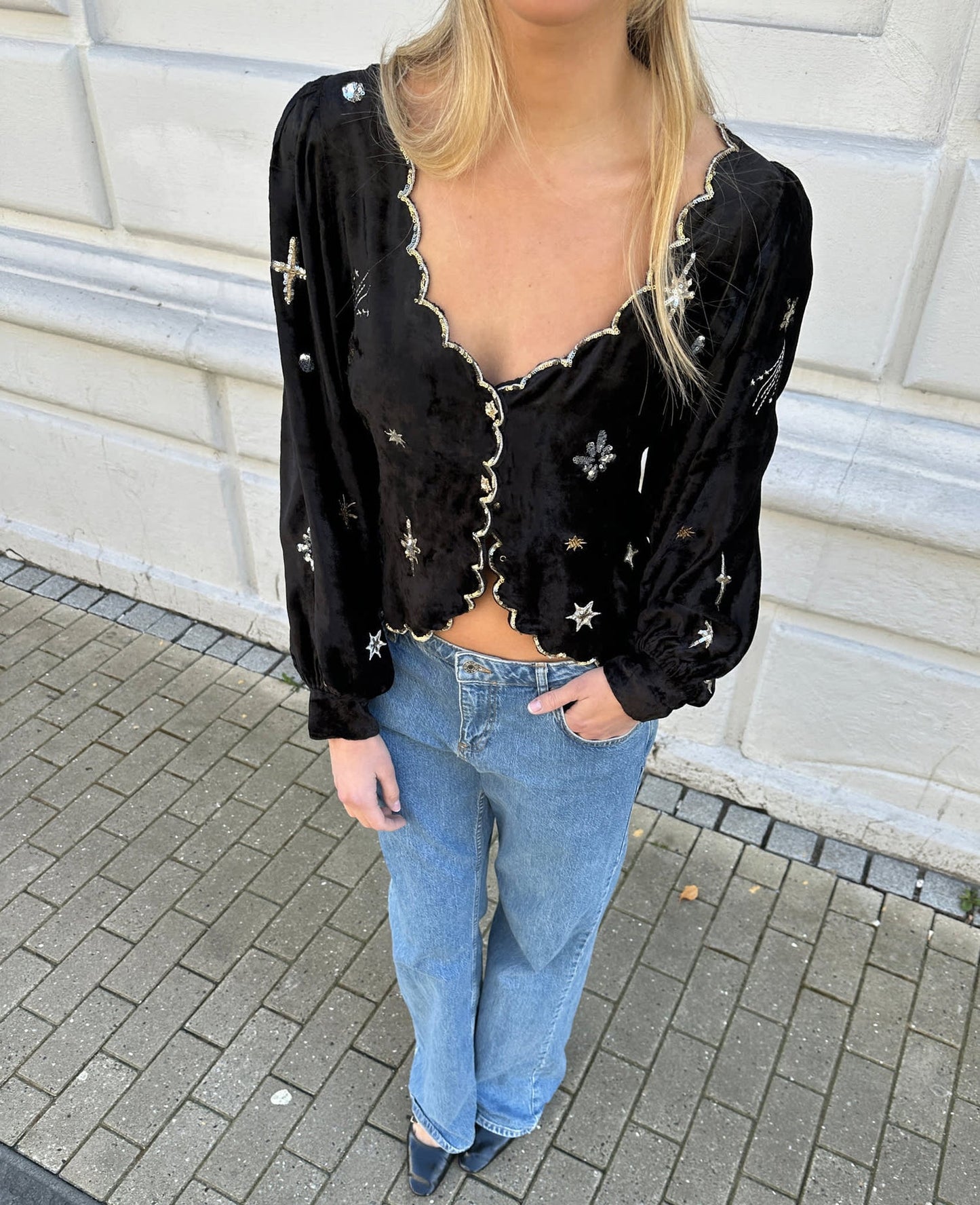 Blouse Phoebe Top Black