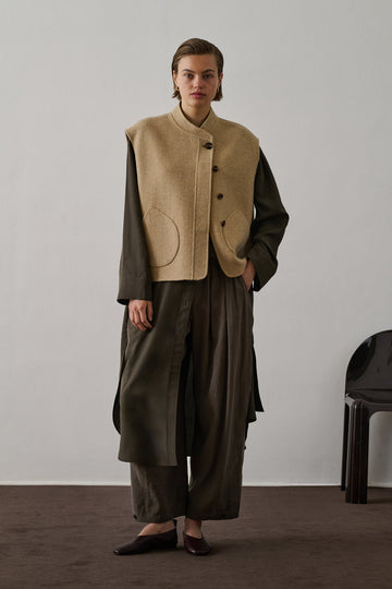 Gilet Bls1405 Adeline Beige-Chine