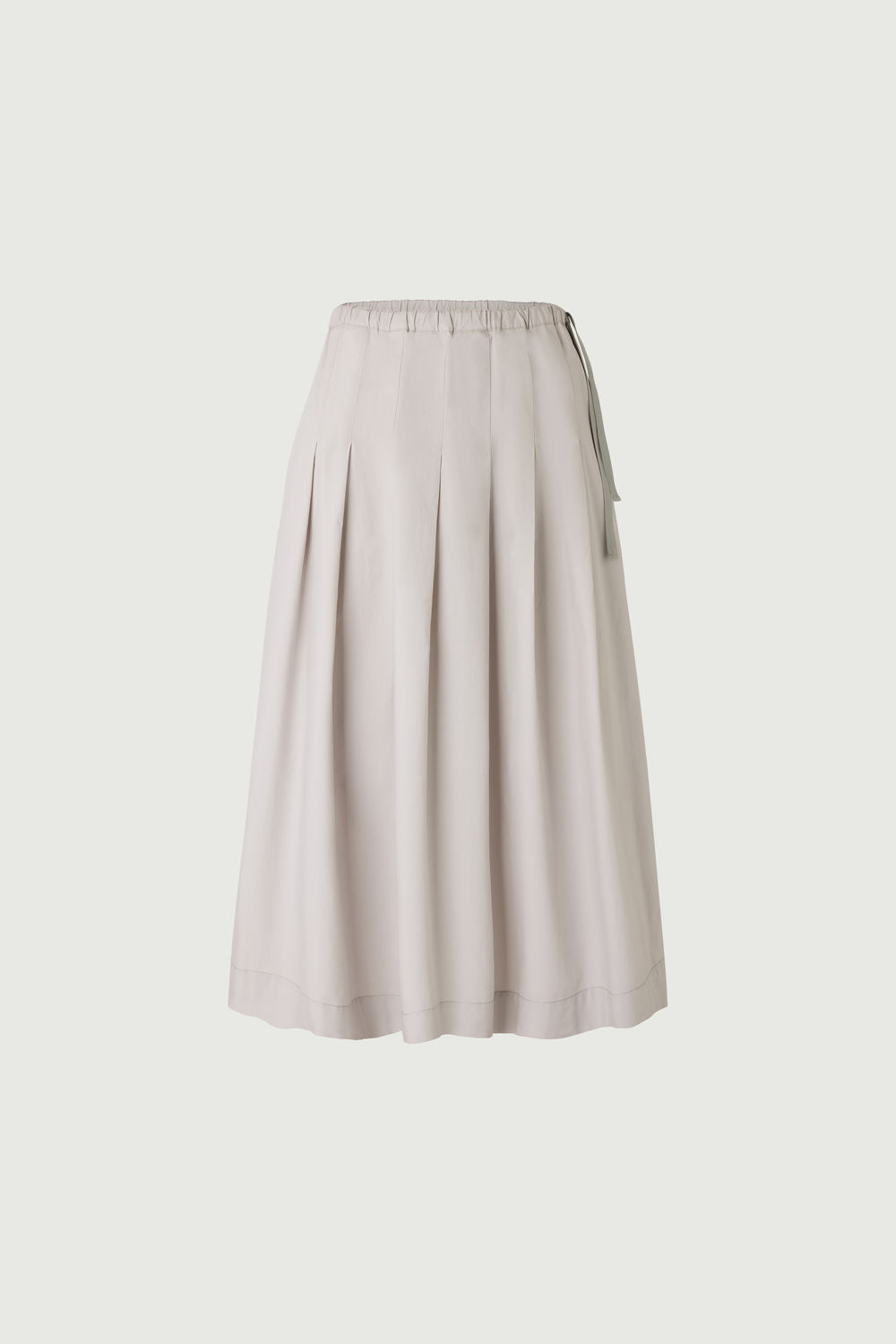 Women's Skirt Premium Washed Cotton Poplin - Gris-Clair