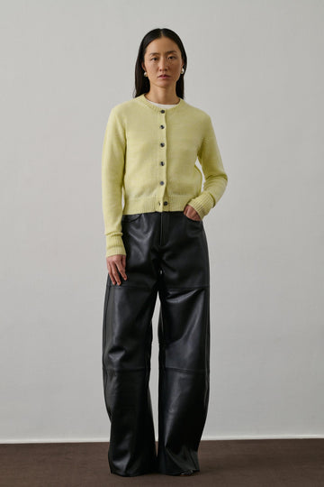 Cardigan Car0332 Griffith Jaune-Acide