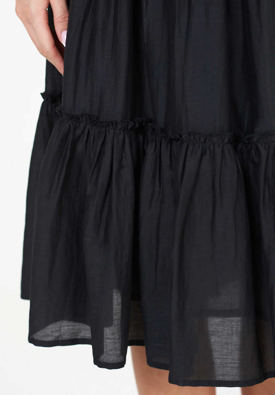 Skirt Della Midi F-Black