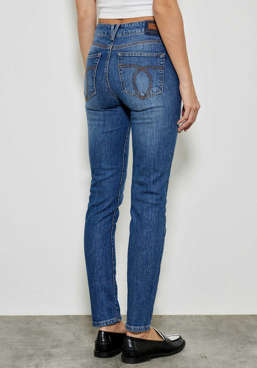 Jeans 11200karen Medium-Blue