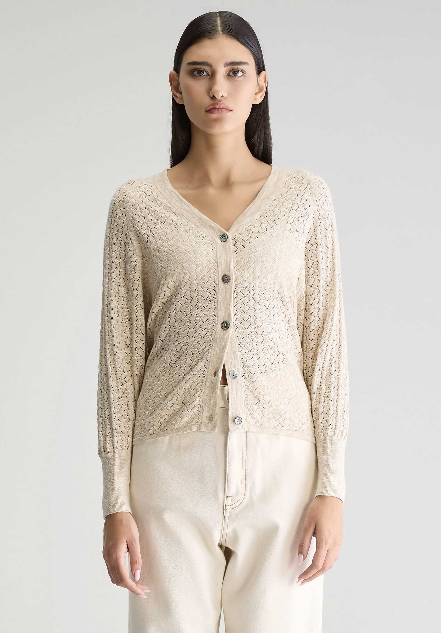 Cardigan Bw251956 K1 Attin K1657u Beige-Melange