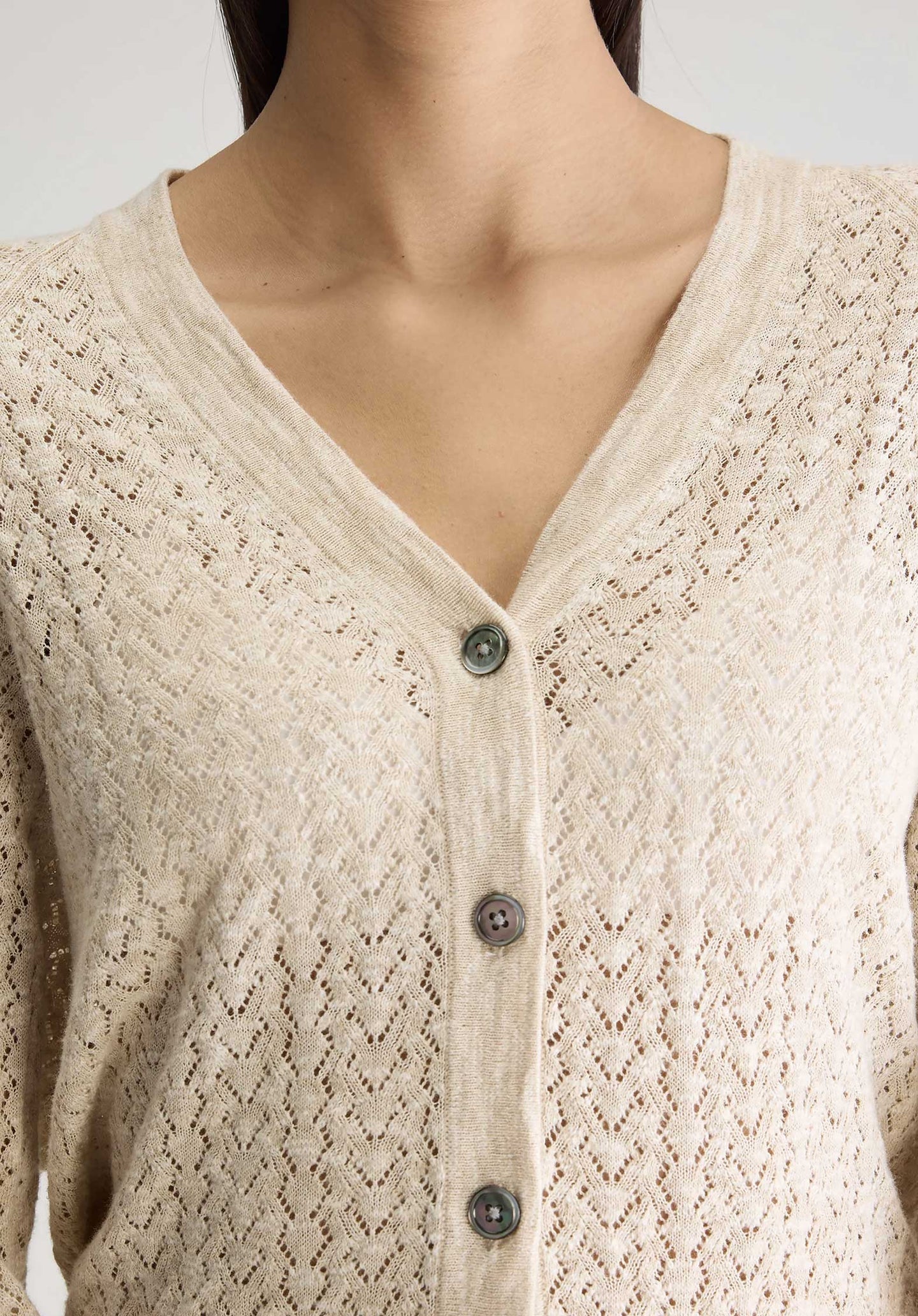 Cardigan Bw251956 K1 Attin K1657u Beige-Melange