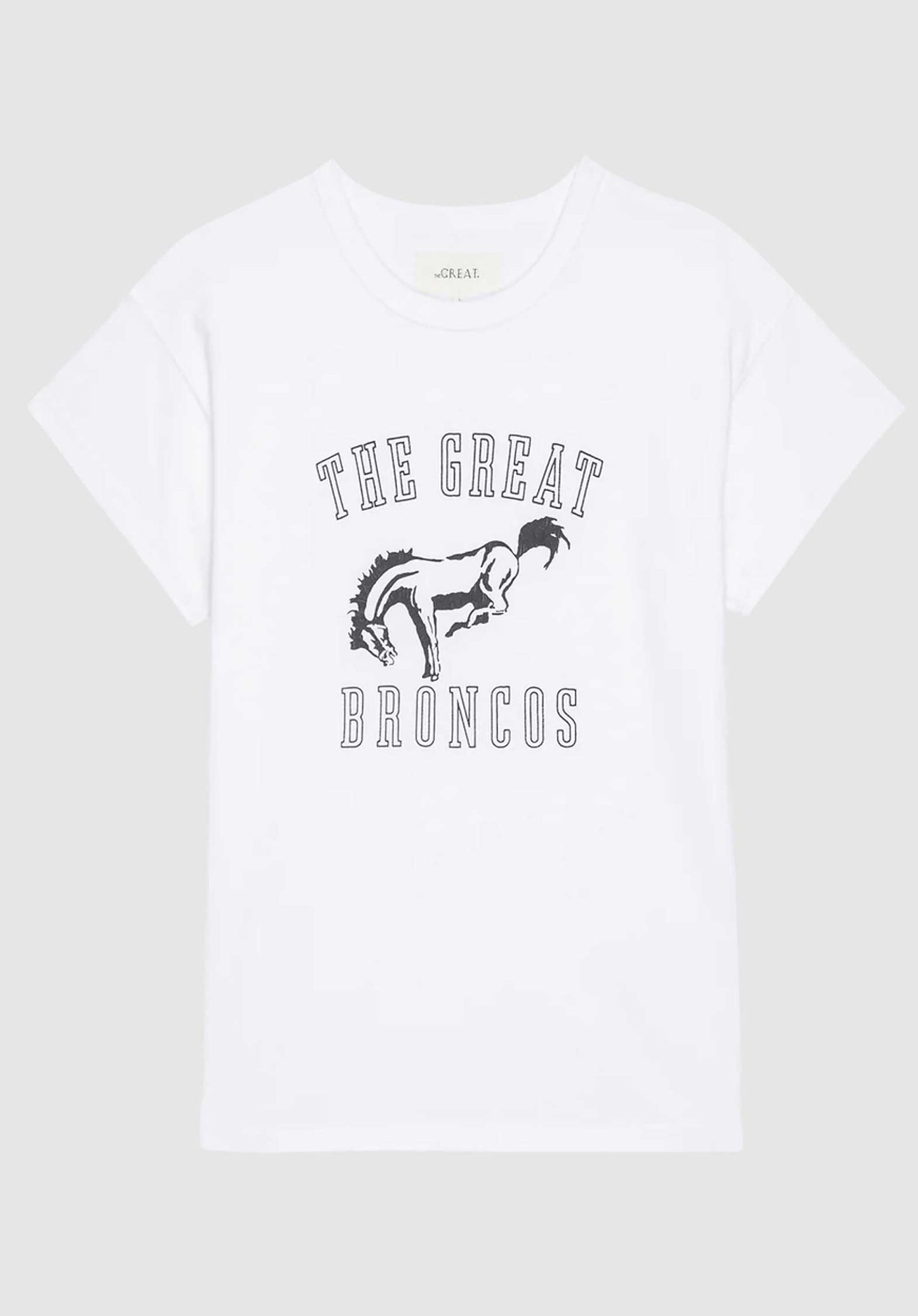 Tshirt The Boxy Crew T-White-Bronco