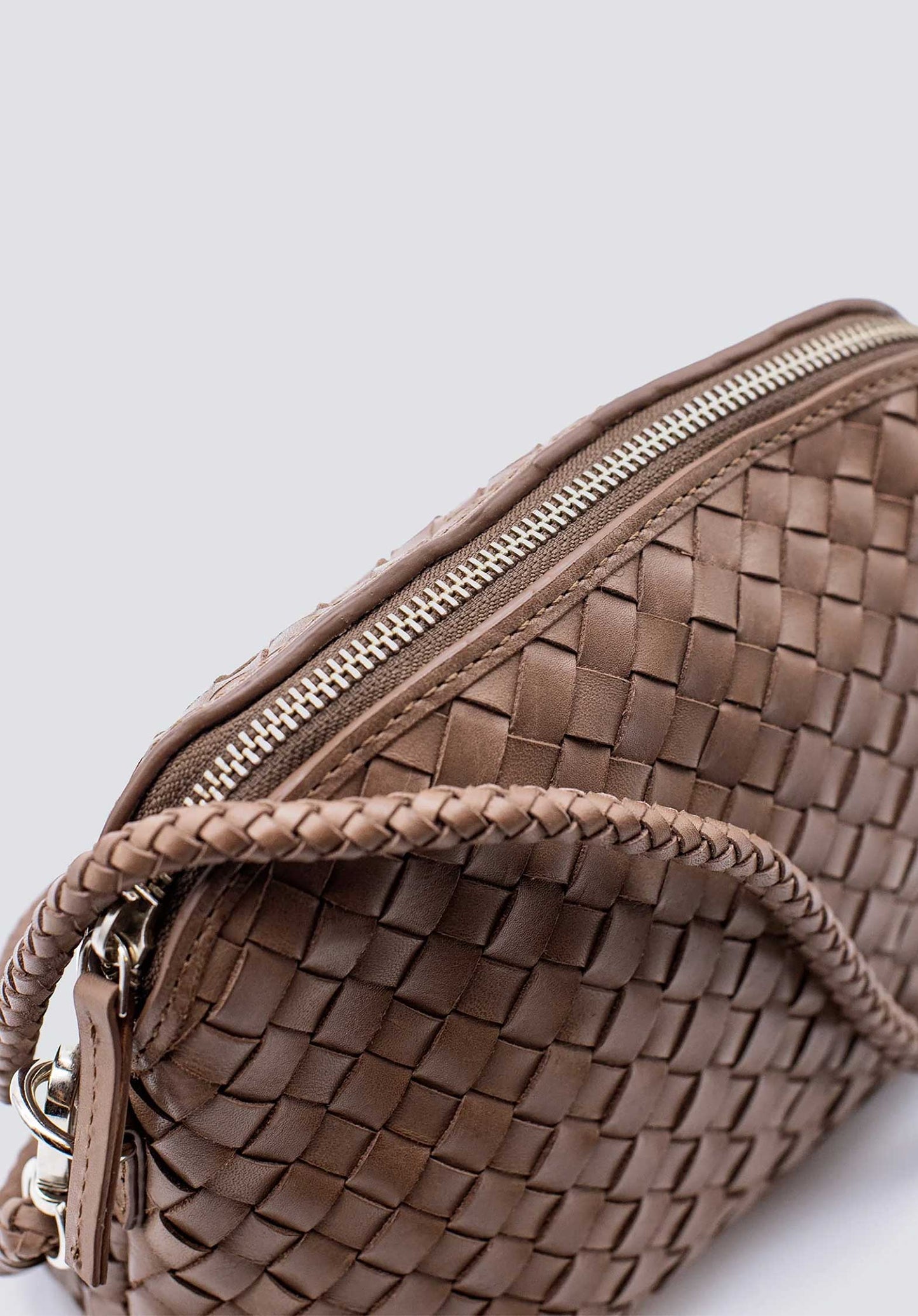 Crossbody Bag Chunky Fell Poch Dark-Brown