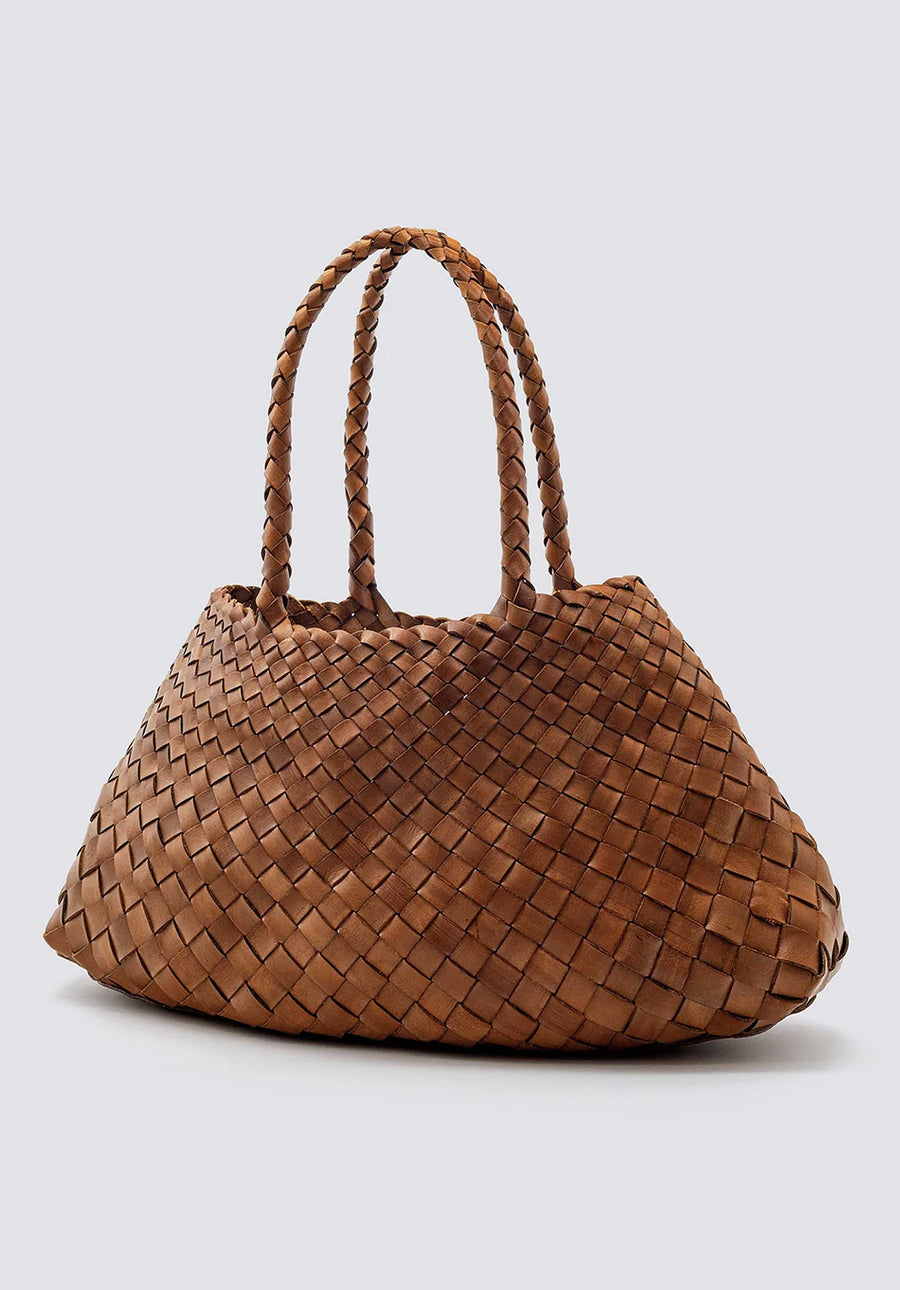 Shoulder Bag Santa Croc Santa Croce Big Tan-Black-Edge