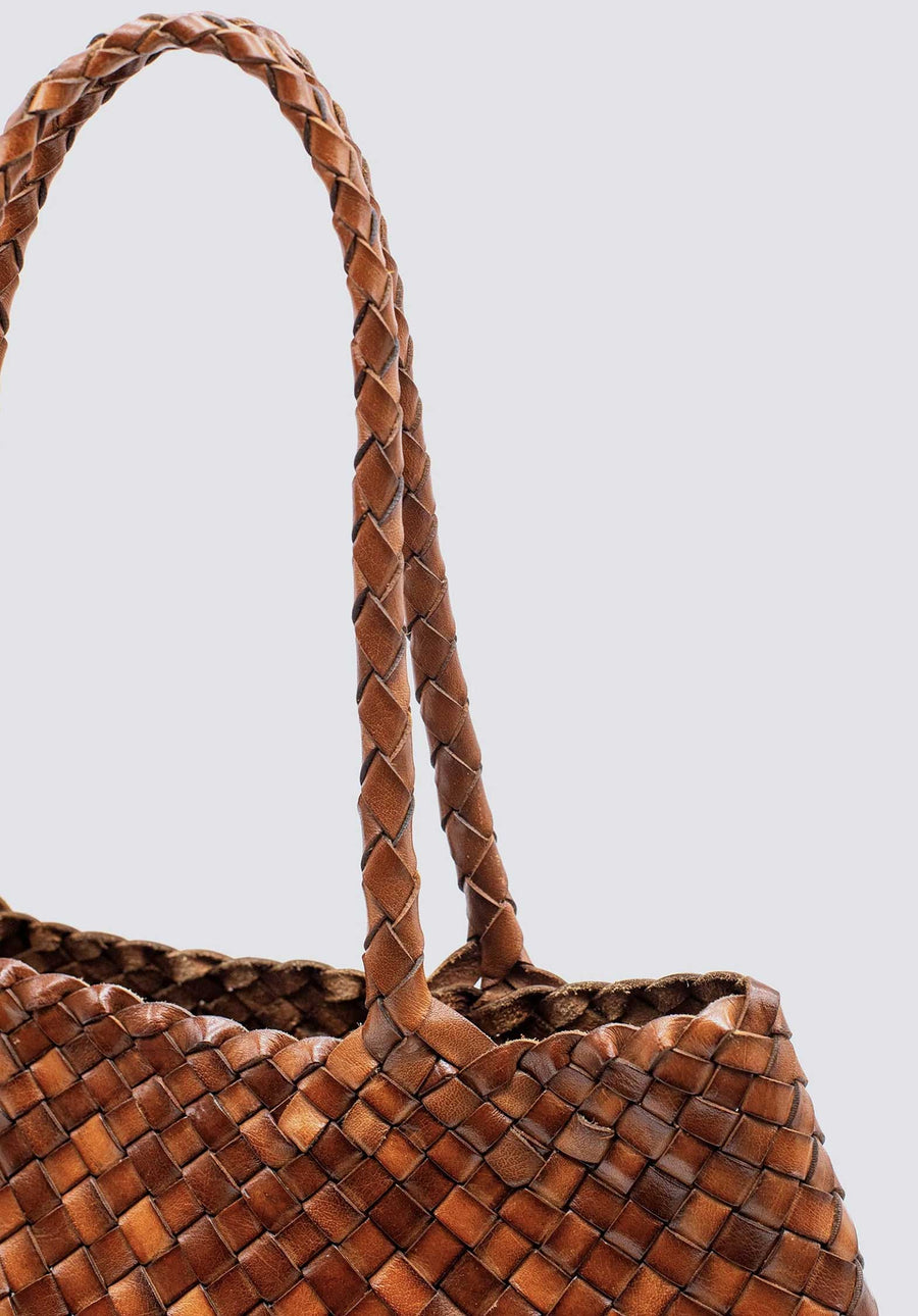 Shoulder Bag Santa Croc Santa Croce Big Tan-Black-Edge