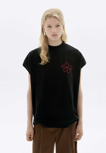 Tshirt Volta Flowe Volta Flower Cor Black